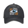 Vintage 1984 Make Orwell Fiction Again Baseball Cap Distressed Denim Sun Cap Dystopian World Outdoor Adjustable Hats