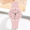 New Candy Color Women Watch Silicone Strap Arabic Digital Dial Sports Wristwatch Ladies Quartz Watche Student Use