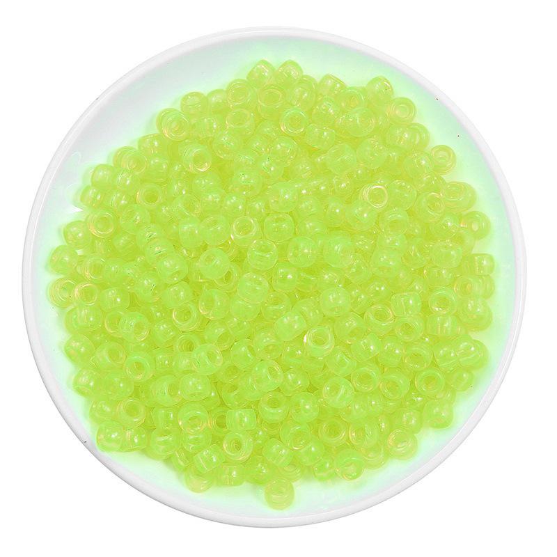 Acrylic Large Hole Barrel Beads 9x6mm for DIY Bracelet Jewelry Making