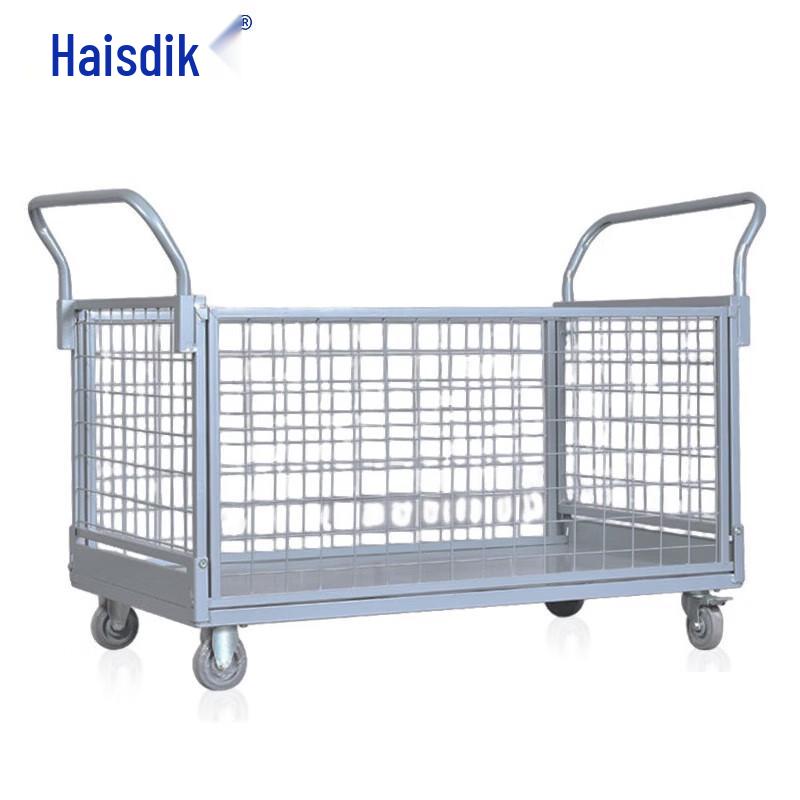Складная сетчатая логистическая тележка Hestec HK-631 Gray