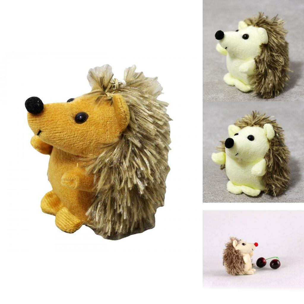 Charming 10cm Hedgehog Plush Toy Pp Cotton Filled Soft Animal Doll For Kids
