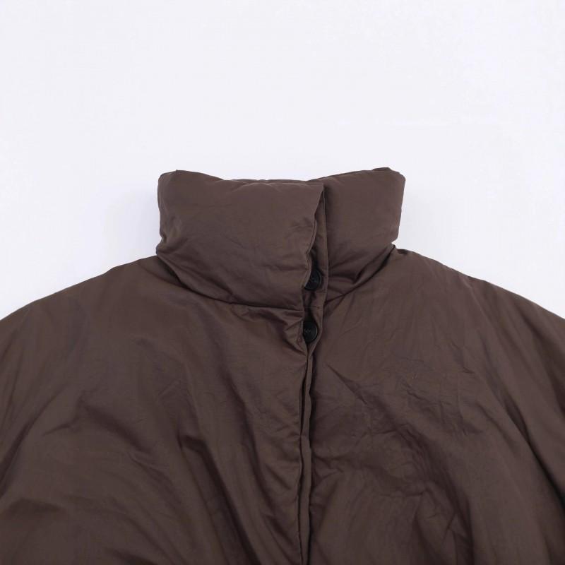 Dames Oversized Katoenmix Jas Met Dubbele Rij Knopen en Strik aan de Voorkant Losse Pasvorm Winterjas Koreaanse Stijl Casual Bovenkleding