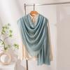 Women Shawl Breathable Sun Protection Shawl Lightweight Air Conditioning Blanket Beach Towel Cover Up