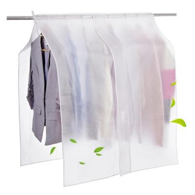 Clear Clothes Shoulder Rack Cover Suit Coat Dress Clothes Organizer Dustproof Protector for Home