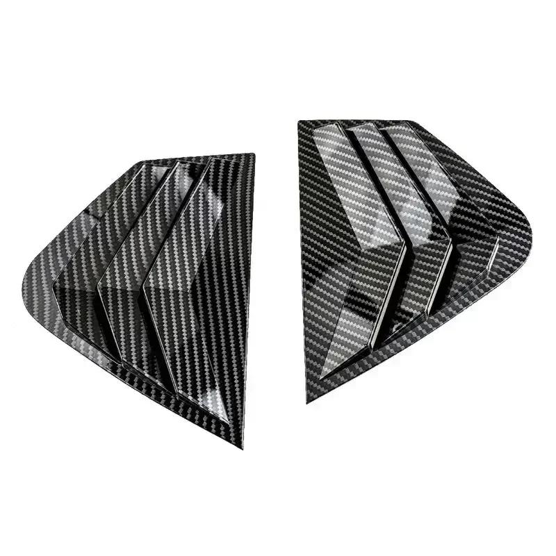 For KIA Optima K5 2011 2012 2013 2014 2015 ABS Plastic Rear Window Quarter Louver Cover Side Vent Trim Car Adhesive Accessories