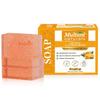 Multani Natural Orange Lemongrass Soap Bar Pack Of 3 Pcs 125 G Citrus Herbal Bathing Soap For Body Refresh Skin Men Women