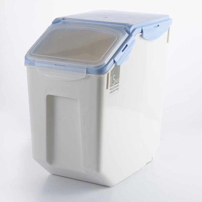 

Pet Food Storage Container - Airtight Sealed Box for Cat & Dog Food, Snack Storage, Moisture-Proof Design. Small (10kg capacity)