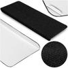 Black Stair Step Rug 1 Piece Anti-Slip Mat