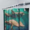 Luxurious Vintage Gold Shower Curtain Waterproof Decorative Bathroom Accessories Home Decor With Lurex Fabric Modern Design For