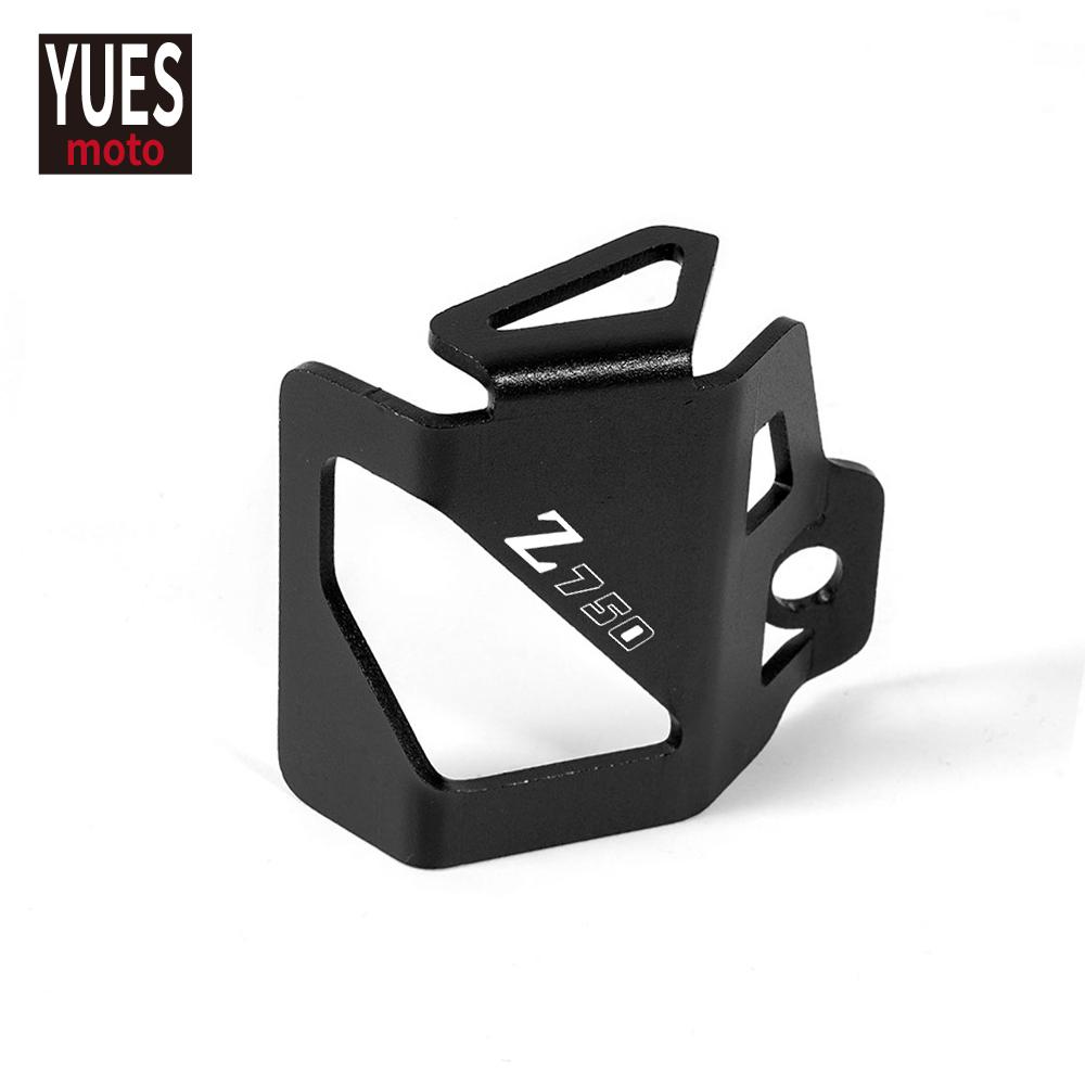 Motorcycle Accessories Rear Brake Fluid Reservoir Guard Cover Protector For KAWASAKI Z750 Z 750 2007 2008 2009 2010 2011