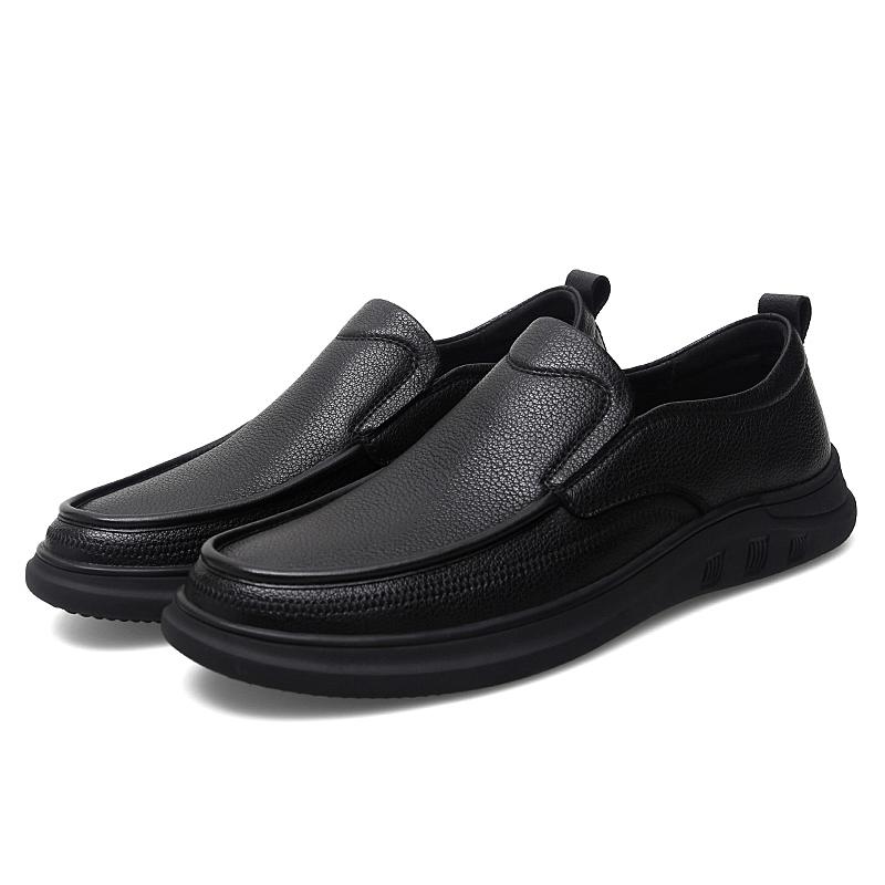 New Anti-skid Soft Sole Leisure Driving Shoes with Thick Rubber Soles Flats Outdoor Slip on Casual Male Work Office Driving Snea
