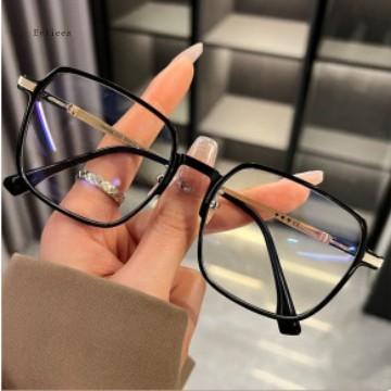 Anti- Blue-Ray Myopia Spectacles Female Male Big Frames Transparent Myopic Eyeglasses Unisex Nearsighted Optical Grade Eye Spectacles 0-4.0 culos