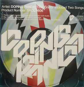 

CD DOPING PANDA - Crazy SRCL6606PROMO SONY 2007 Japan Obi Japanese Pop/Rock Used