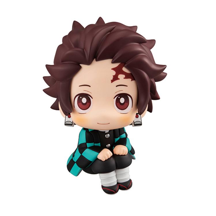 Anime Figure Demon Slayer Nezuko Tanjirou Zenitsu Inosuke Kyoujurou Kanawo Action Figures Model Doll Toy Desktop Ornament Gift