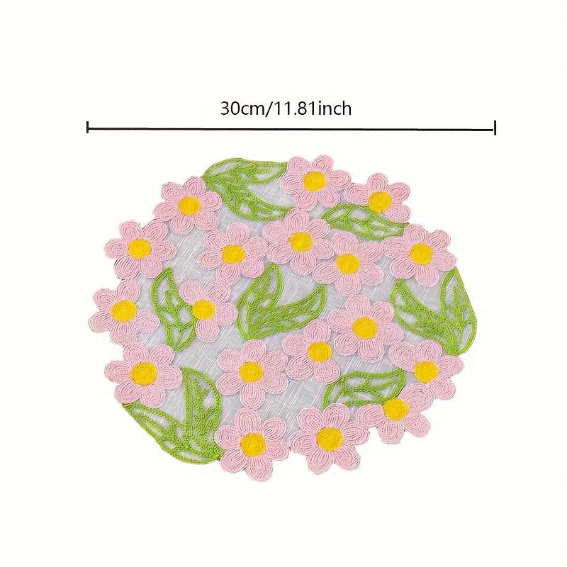 30cm*30cm Table Mat Placemats Ornament Insulation Pad Slip-resistant Meal Mat Rural Style Home Decorations