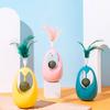 Cat Toys with Natural Catnip Plastic Interactive Cat Toy Teeth-Cleaning and Dental Care Wobble Toy for Indoor Cats, Self-Play
