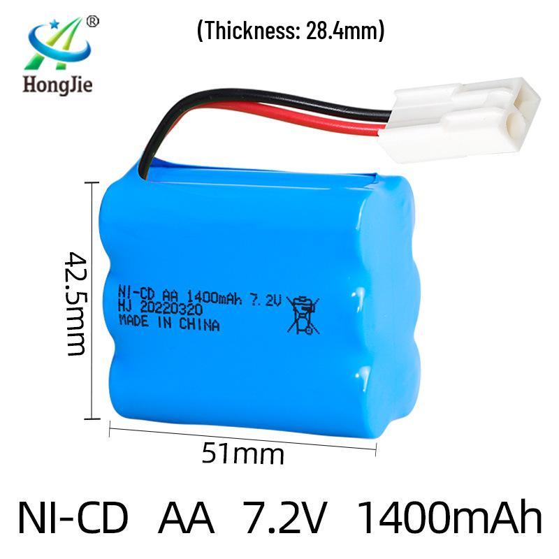 7.2V 1400mAh NiCd AA Rechargeable Battery Pack for RC Cars