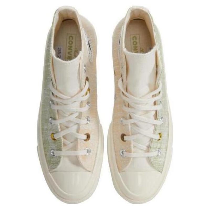 Converse Chuck Taylor All Star 70 Comfort Trend High Top Espadrilles Unisex White Green