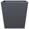 Vidaxl Donice Ogrodowe, 2 Szt., Antracytowe, 40X40X40 Cm, Stalowe