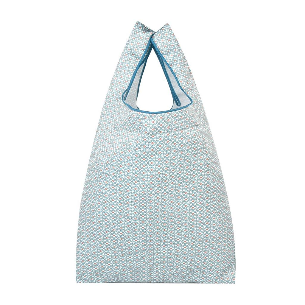Kusguru Japan Parlor Suzurando Satin Print Sub Bag, Women's, 258061, Blue