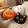 Cartoon Ghost Shaped Throw Pillow PP Cotton Filing Novelty Pumpkin Cushion  Atmosphere Decor