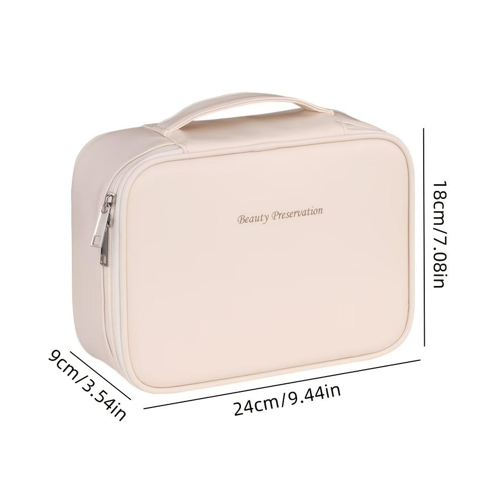 Waterproof Large Capacity Multi-Layer Travel Toiletry Bag for Women, Stylish Cosmetic Organizer