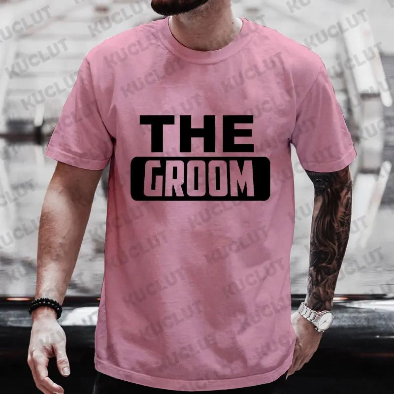 The Groom Squad Best Man T Shirt Team EVG Groom Groomsman Tshirt Friends Single Farewell Graphic Tops Bachelor Stag Party Tees
