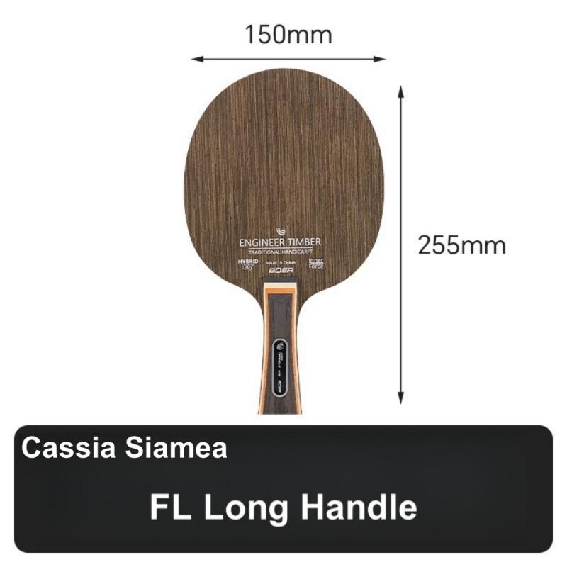 

Durable And Safe 1Pc Table Tennis Blade Ebony/Rosewood/Cassia Senna Ping Pong Blade 5-Ply Ping Pong Racket Board Fl Cs Handle
