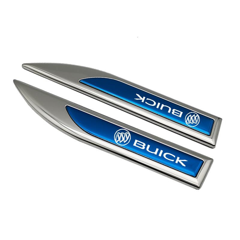 Universell Buick Sidomarkeringsblad Utseende 3D Självhäftande Dekorativ Klistermärke