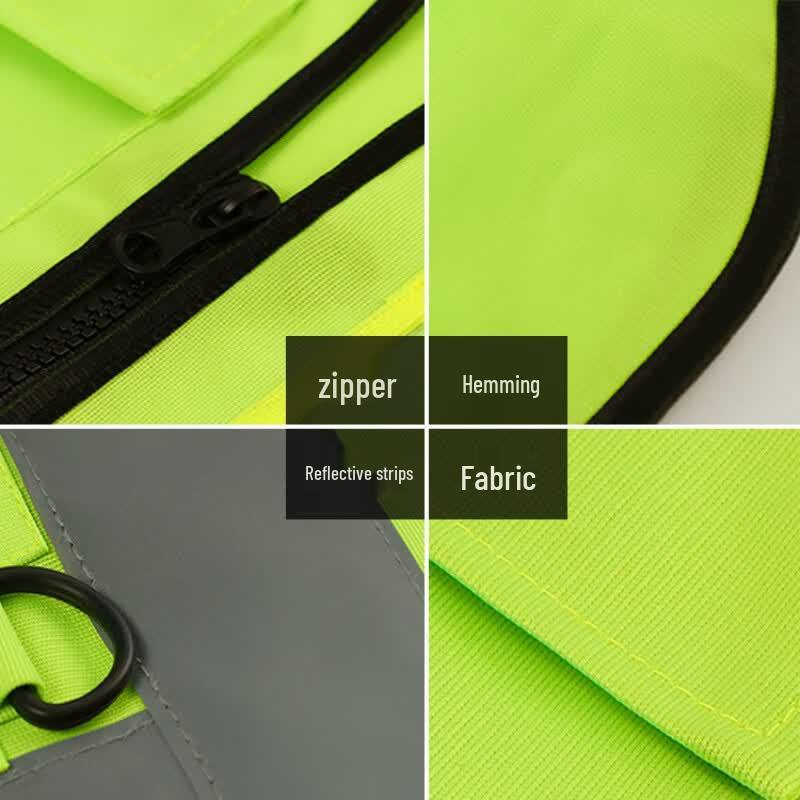Multi-Pocket Reflective Safety Vest