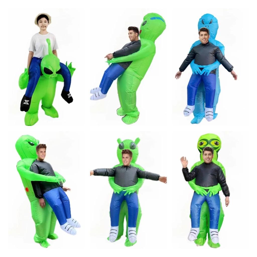 Costume Parody Halloween Prop Alien Inflatable Clothing Party Role Play Fashion