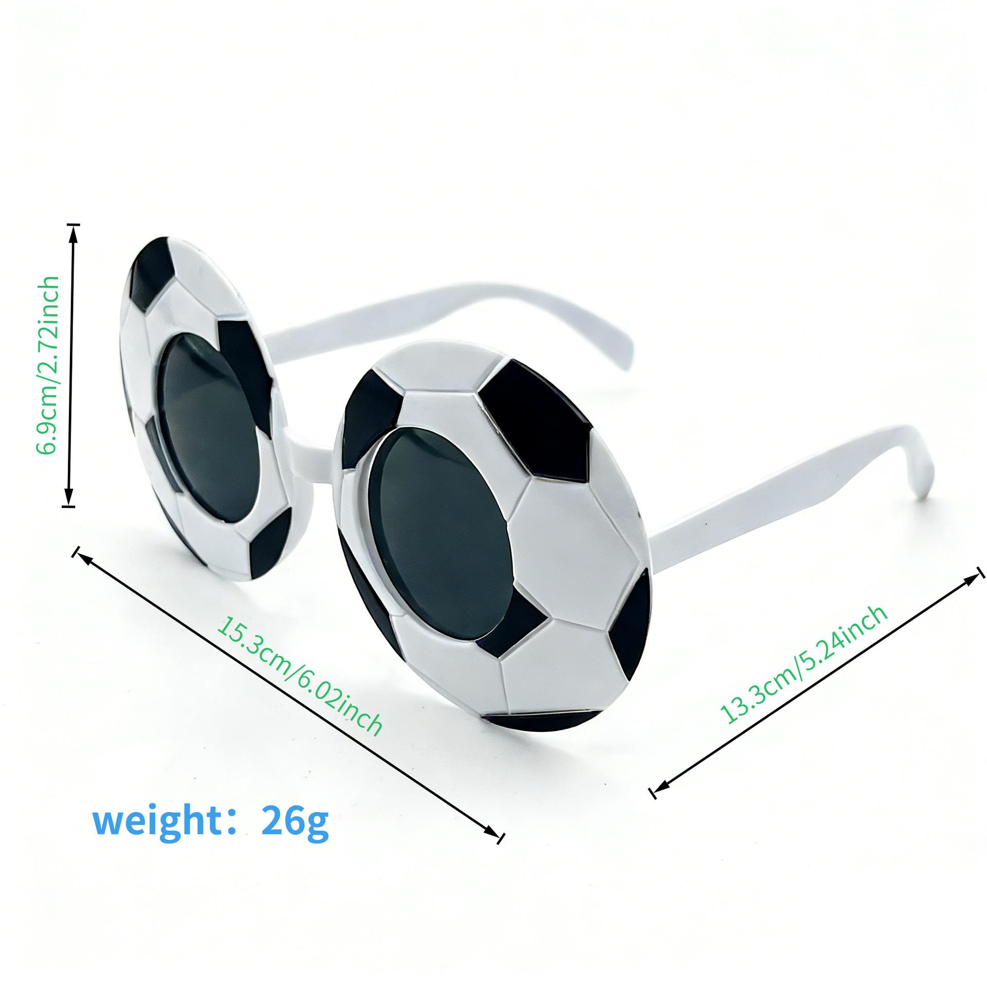 The United States, Canada and Mexico World Cup Football Party Glasses Funny Cheer Photo Props Sunglasses Decorative Sunglasses.