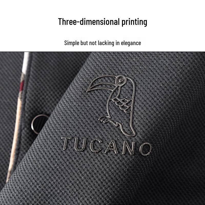 TUCANO Men's Wrinkle-Free Long-Sleeve Polo T-Shirt