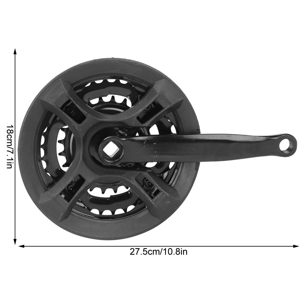 Bicycle Crankset, Bike Crankset, 170mm Crank Arms, High Compatibility, Bicycle Repair Parts & Accessories, Metal Product, Ultra-lightweight, High Axle