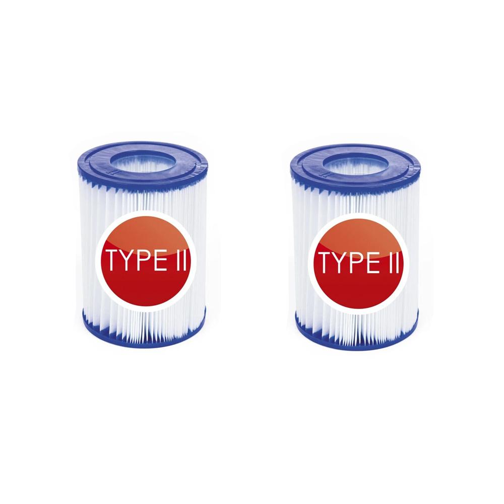 2PCS Pool Filter Cartridges For Swimming Pools Filter Pump Accessories Circulation Cartridges For BESTWAY TYPE II No. 2 4