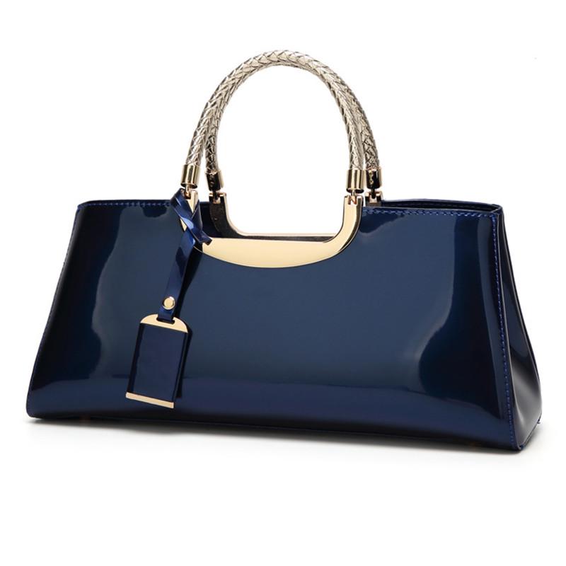 Polished Leather Shoulder Bag for Women Women's Travel Bag Italian High Quality