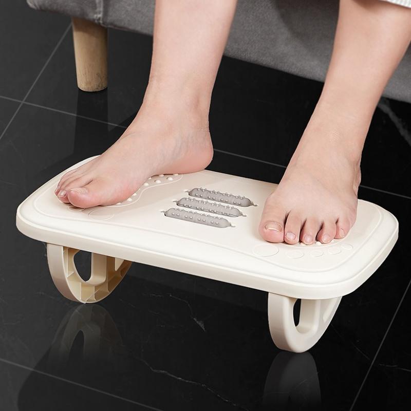 Verstellbare Fußstütze für unter den Schreibtisch – Ergonomische Erhöhung zur Verbesserung der Haltung und Reduzierung von Beinermüdung (Rutschfeste Basis)