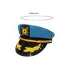 Fashion Embroidered Military Hat Captain Cap Sailor Cap Marine Admiral Cap Adult Military Hat Navy Hat for Fancy Dress