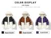 Winter Windproof Unisex Down Jacket - MLB & NY Collaboration, 90% White Duck Down, Color Block, Men's Trendy Coat