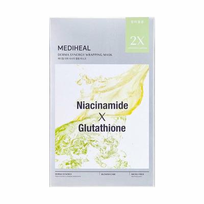 Derma Synergy Wrapping Mask (Niacinaminde X Glutathione) 10EA