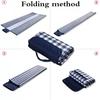 Outdoor Picnic Blanket, Foldable Waterproof Sand Beach Mat, 150x100cm, Portable for Beach, Camping, Hiking, Travel, Family, Concerts (Dark Blue)