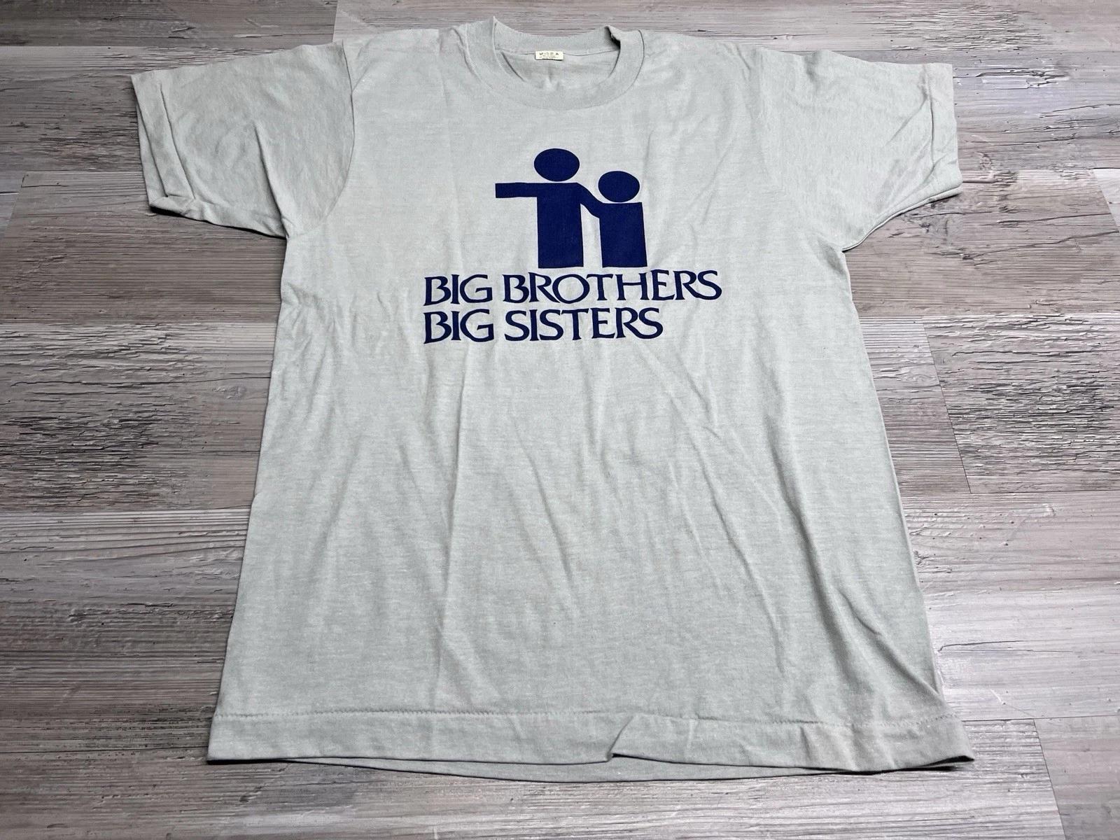 

Vintage 90s Big Brothers Big Sisters Program T-Shirt Single Stitch Sz M USA Made XL