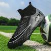 Fashion Professional Society Fußballschuh Männer High-Top Leder Leichte TF/FG Fünf-a-side Fußballschuhe Kinder Fußballschuhe Kinder