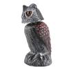 Plastic Shake Head Owl Decoy To Scare Birds Away Scarecrow Fake Owl Outdoor Garden Decoration