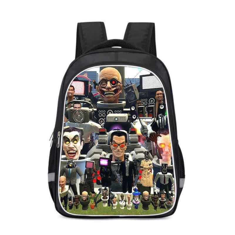 Kids School Backpack Boys Girls - Lightweight Ergonomic Design With Reflective Safety Stripes Oxford Fabric Cartoon Print