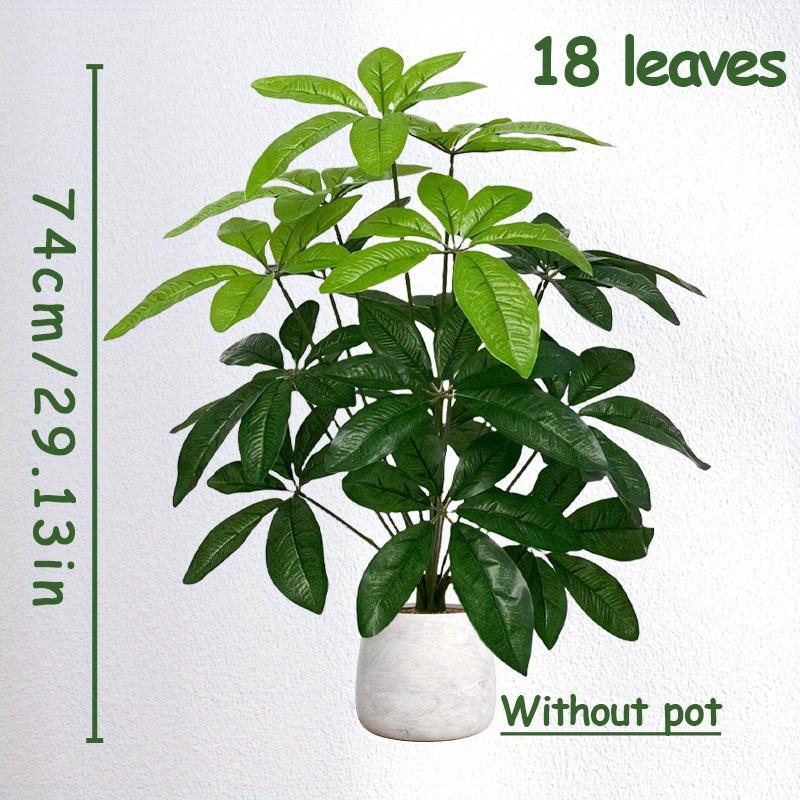 

Искусственное дерево богатства - яркое искусственное растение в скандинавском стиле, подходит для внутреннего и наружного декора, за исключением цветочных горшков. зелёный