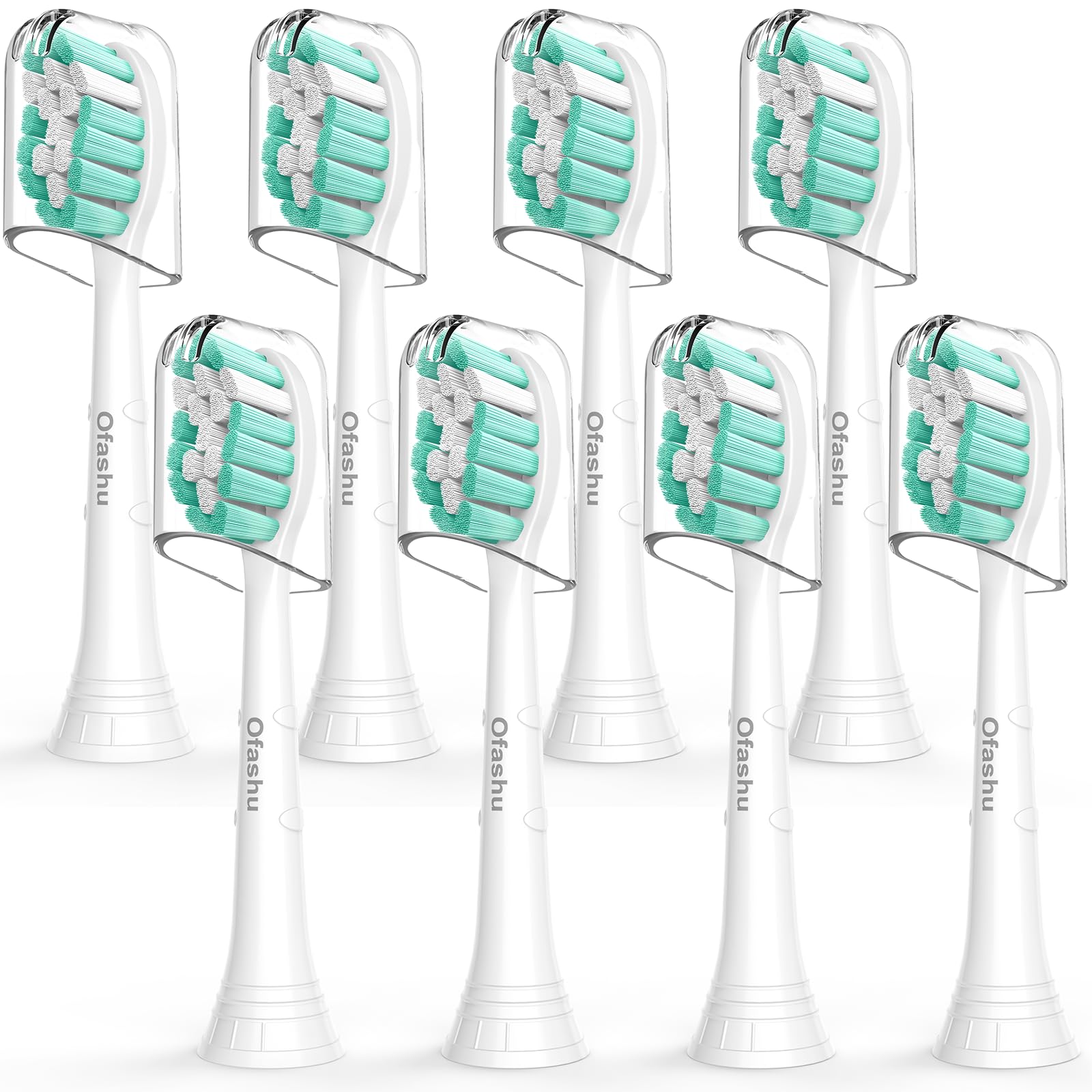 

Насадки для зубных щеток Ofashu для Philips Sonicare Electric Plaque Regular с гигиеническим колпачком для домашнего и дорожного использования, удаление, размер, колпачок, синий