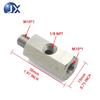 M10x1 auf 1/8NPT Edelstahl Motor Turbolader Anschluss Dreiwege Hydraulischer Adapter Automobilteile