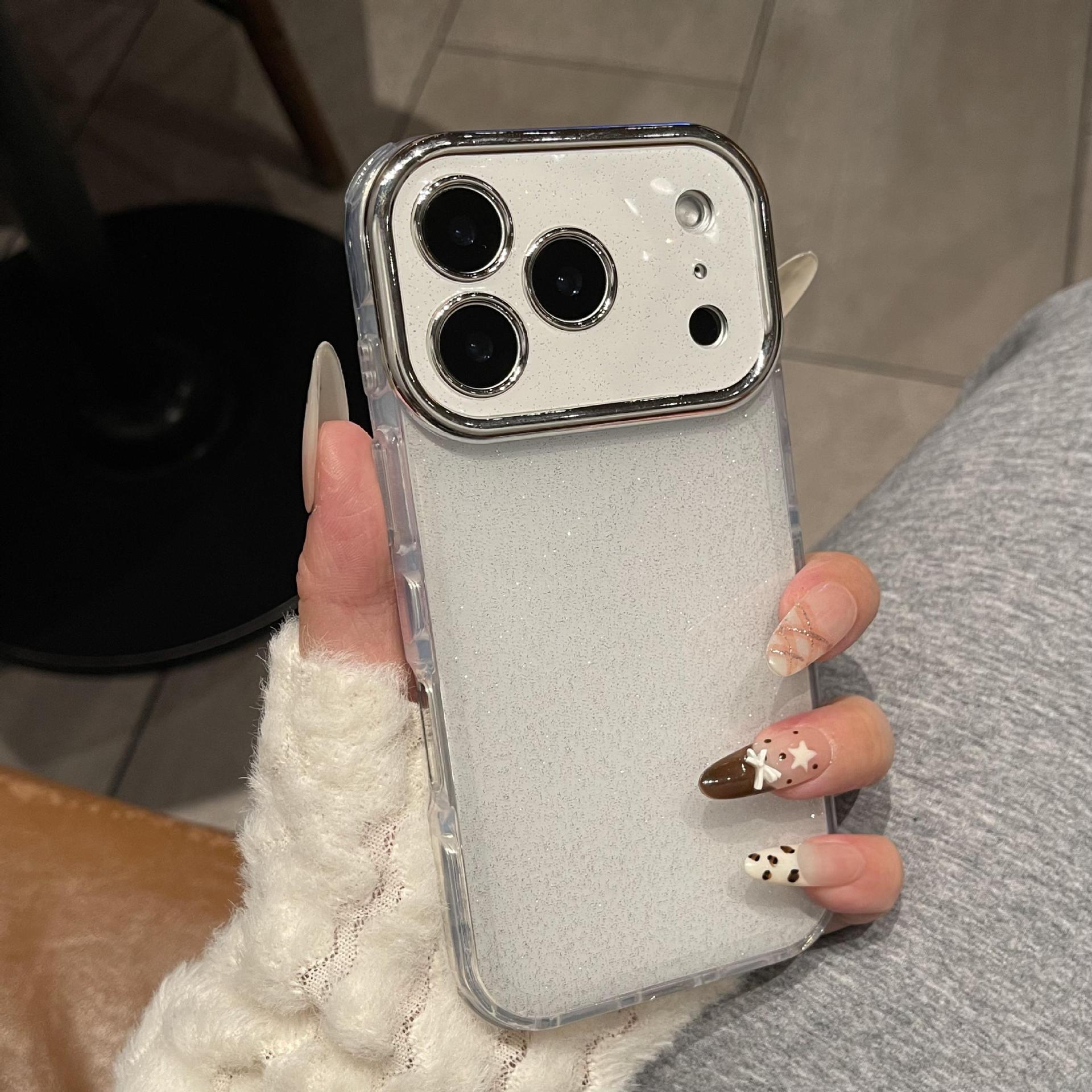 

Premium Rhinestone Clear Case for iPhone 16/17 Pro Max 17 Pro