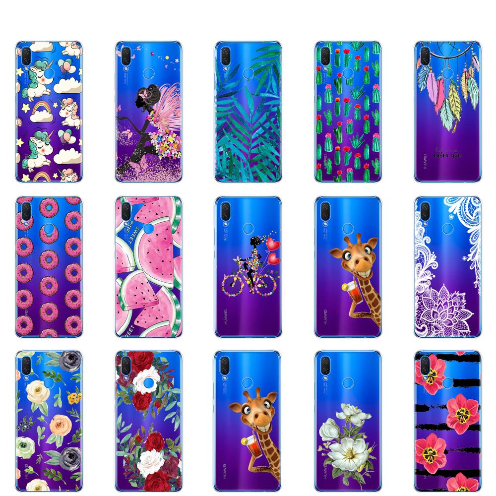 Case For Huawei Nova 3 3i 3e Phone Case Soft Silicon TPU Cover For Nova3 Nova3i INE-LX2 INE-LX9 Cover Full 360 Protective Shell